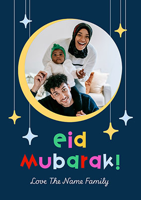 Eid Mubarak from the Family Photo Upload Card