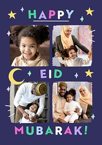 Tap to view Happy Eid Mubarak 4 Photo Card