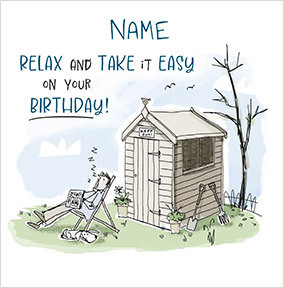 Relax and Take it Easy Card