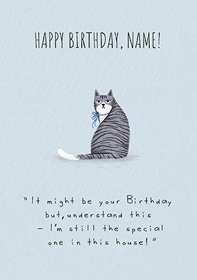 Special Personalised Birthday Card