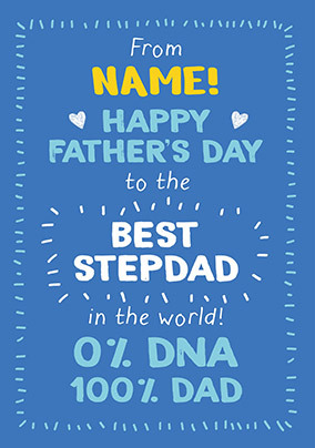 Best Stepdad Father's Day Card