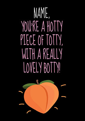 Really Lovely Botty Valentine's Day Card