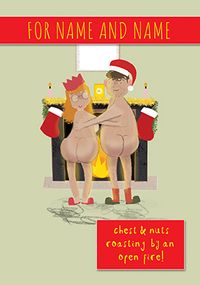 Tap to view Chest And Nuts Christmas Card