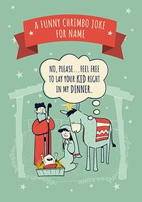 Tap to view Funny Chrimbo Joke Christmas Card