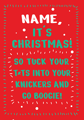 Go Boogie Christmas Card