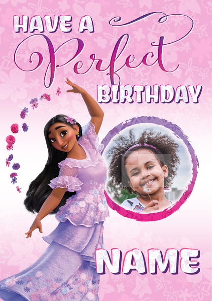 Encanto - Isabela Photo Birthday Card