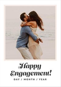 Tap to view Happy Engagement Photo Card
