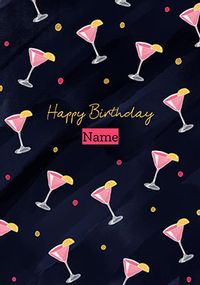Tap to view Birthday Cocktails Personalised Card