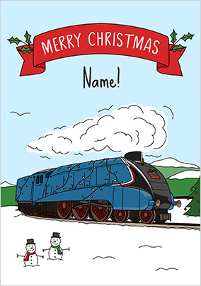 Christmas Train Card