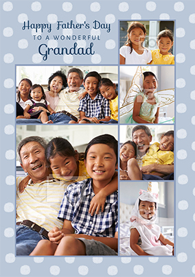 Wonderful Grandad Photo Father's Day Card