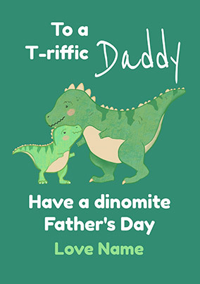 T-Riffic Fathers Day Card