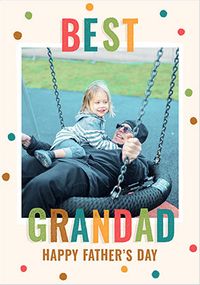 Tap to view Best Grandad Father's Day Photo Card