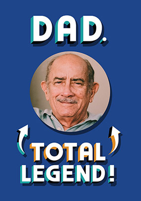 Total Legend Father's Day Photo Card