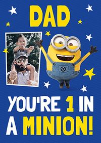 Tap to view One In A Minion Dad Father's Day Photo Card