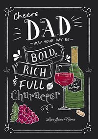 Tap to view Chalk Board Father's Day Card