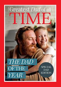 Tap to view Greatest Dad of all Time Photo Magazine Card