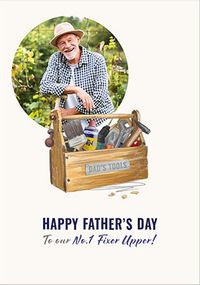 Tap to view No.1 Fixer Upper Photo Father's Day Card