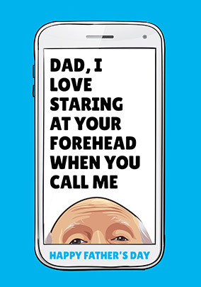 Video Call Father's Day Card