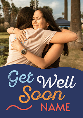 Get Well Soon Photo Upload Card