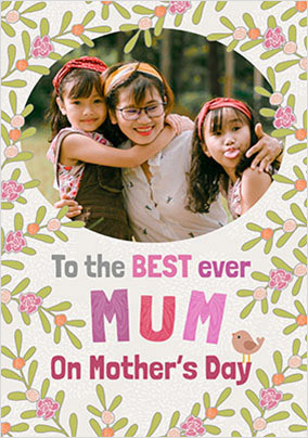 Giant Seed Mothers Day Photo Card