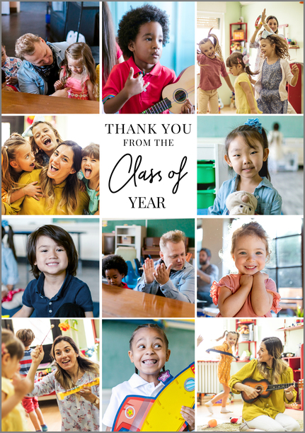 Class of 2022 Thank You Teacher Photo Card