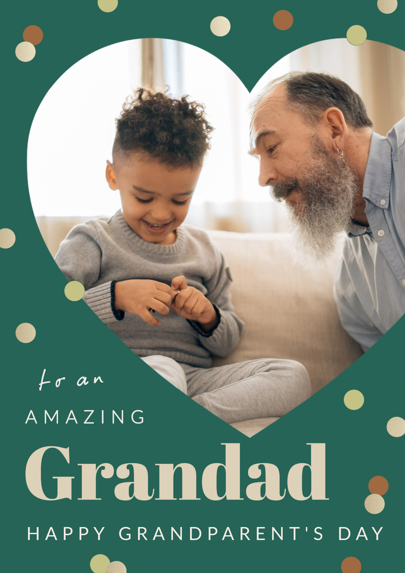 Amazing Grandad Happy Grandparents' Day Photo Card