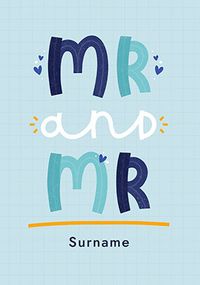 Tap to view Mr & Mr Wedding Card