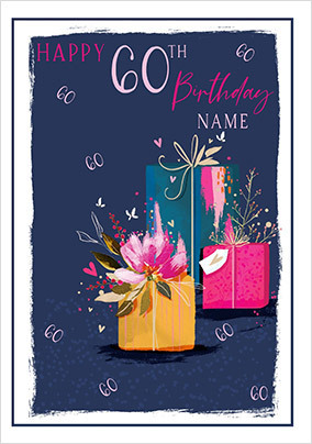 Happy 60th Birthday Card