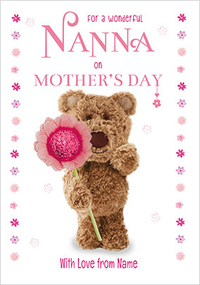 Barley Bear Nanna Mother's Day Card