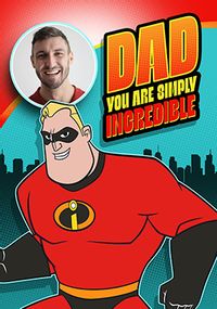 Tap to view The Incredibles Dad Father's Day Photo Card