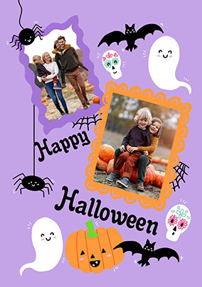 Cute Halloween Photo Card