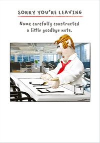 Tap to view Goodbye Note Leaving Card