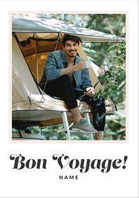 Tap to view Happy Momento Bon Voyage Leaving to Travel Photo Card