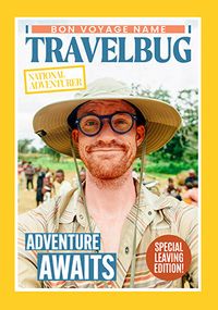 Tap to view Spoof Magazine Travelbug Bon Voyage Leaving Card