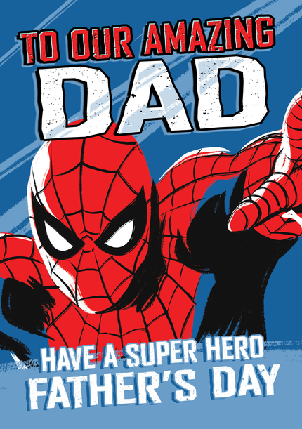 Spider Man - Amazing Dad Happy Father's Day Card