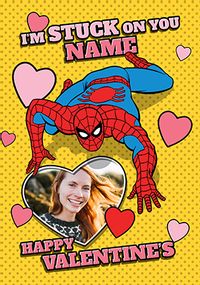 Tap to view Spider-Man Stuck On You Valentine's Day Photo Card