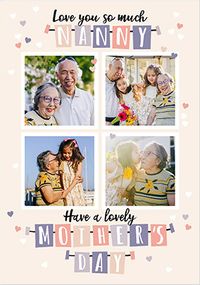 Tap to view Love Nanny Heart Confetti Mothers Day Card