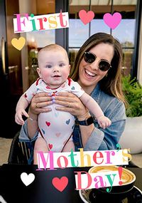 Tap to view First Mother's Day Photo Upload Card