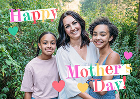 Happy Mother's Day Landscape Photo Card