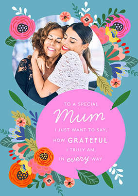 Cancer Research UK Mum Mother's Day Photo Card