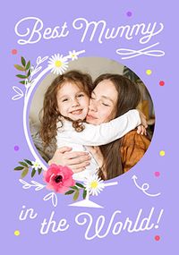 Tap to view Cancer Research UK Best Mummy In The World Mother's Day Photo Card