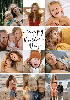 11 Photo Mother's Day Card