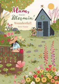 Tap to view Mum You're Bloomin Wonderful Gardening Mother's Day Card