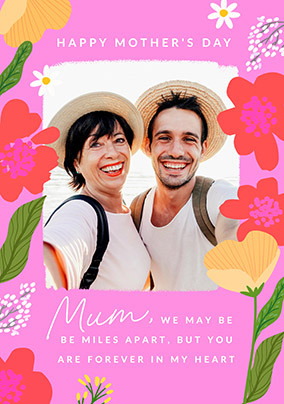 Happy Mother's Day From Across The Miles Photo Card