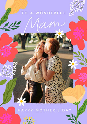 Wonderful Mam Mother's Day Photo Card