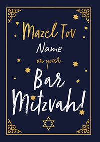 Tap to view Mazel Tov on your Bar Mitzvah Card