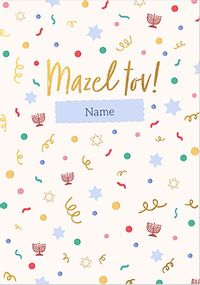 Tap to view Mazel Tov! Personalised Card