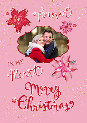 Forever in my Heart Photo Christmas Card