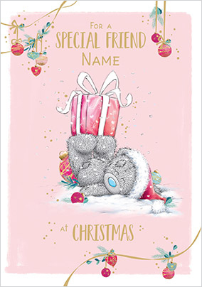Me To You - Special Friend Christmas Personalised Card