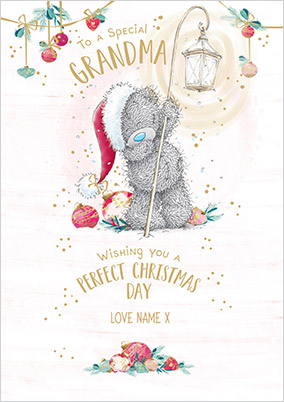 Me To You - Grandma Christmas Personalised Card